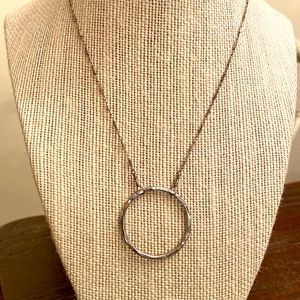Adina Reyter Sterling Silver Circle Necklace